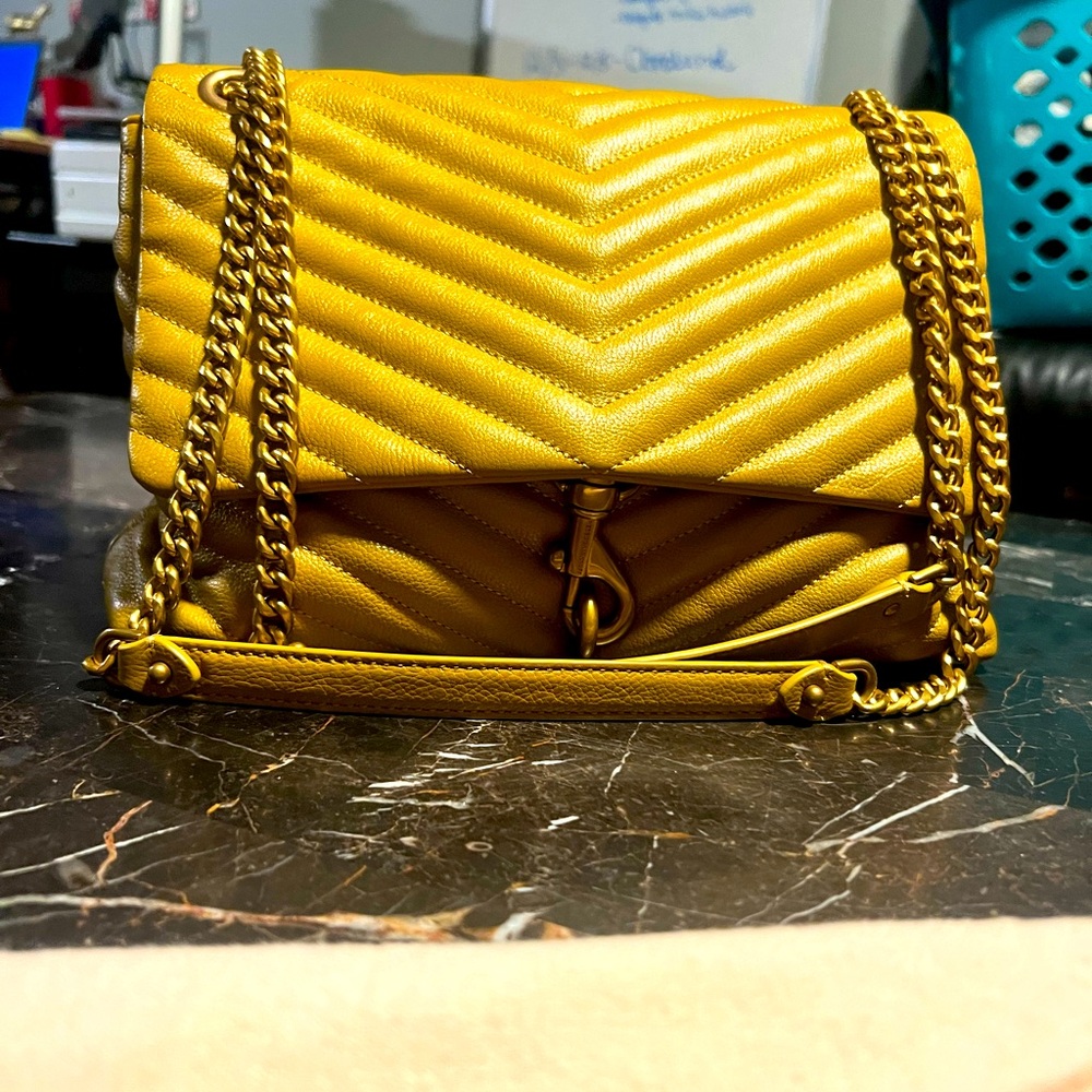Rebecca Minkoff Edie Flap Shoulder Bag Mint Condition Rare color